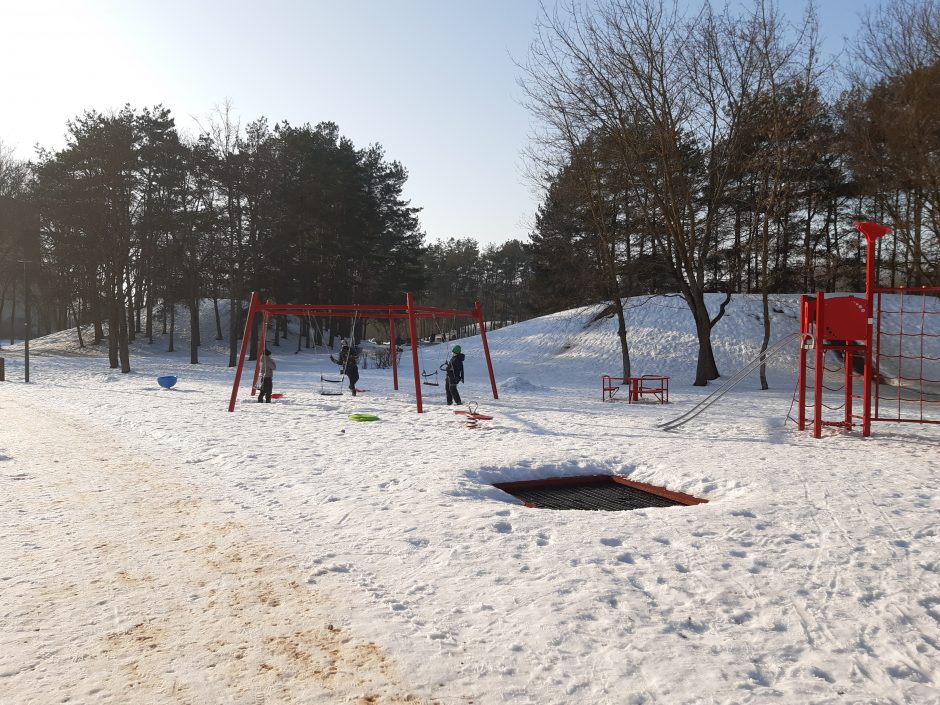 Saulėtos dienos išginė kauniečius į parkus (fotoreportažas)