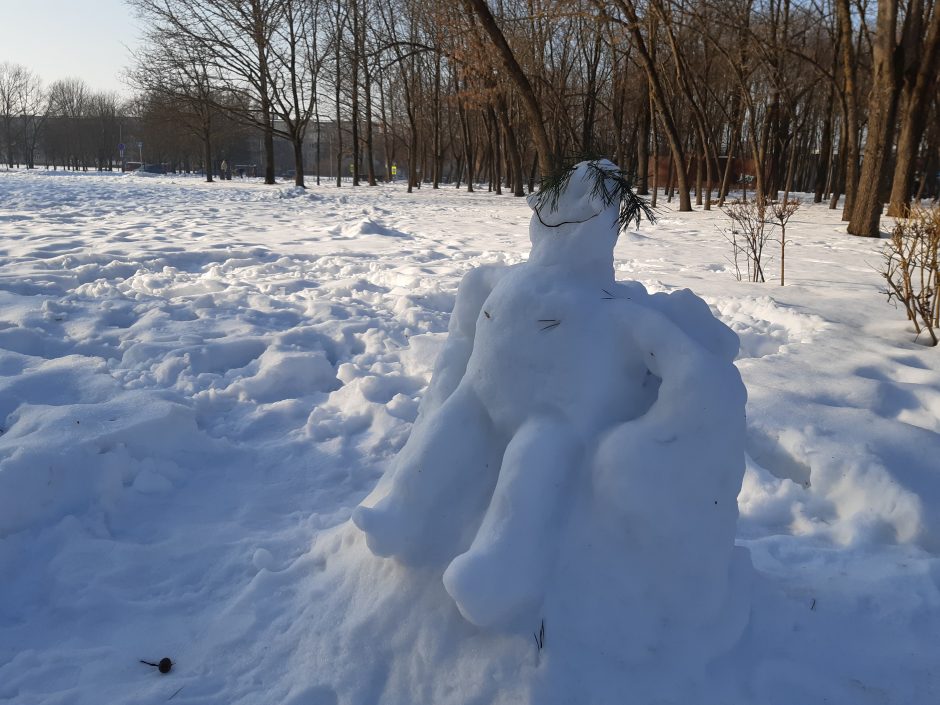 Saulėtos dienos išginė kauniečius į parkus (fotoreportažas)