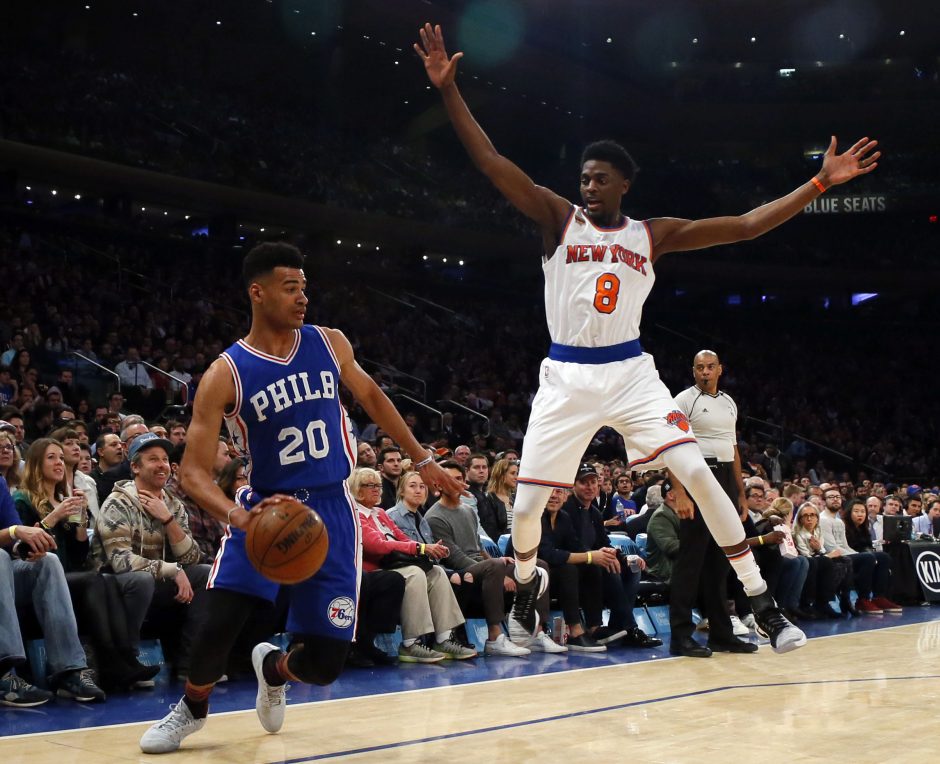NBA: „New York Knicks“ pergalę išplėšė paskutinę sekundę