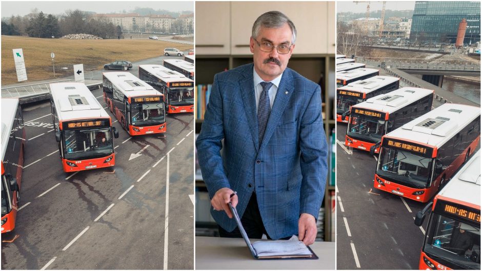 „Kauno autobusų“ vadovui – kirtis dėl autobusų pirkimo iš sūnaus vadovaujamos įmonės