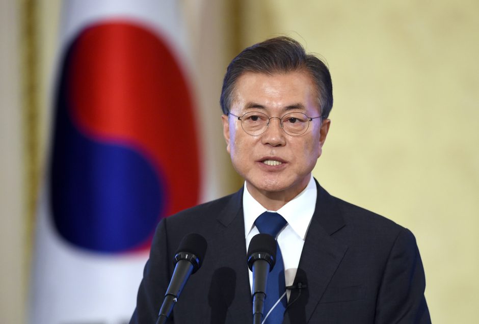 Pietų Korėjos prezidentas: užkirsiu kelią karui bet kokia kaina