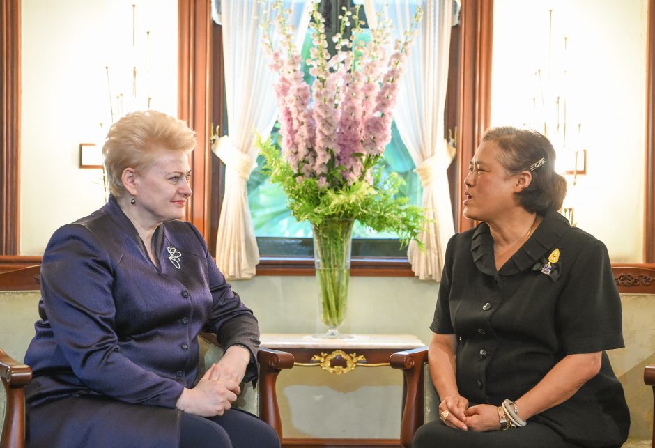 D. Grybauskaitė: ryšiai su Tailandu atveria plačias galimybes