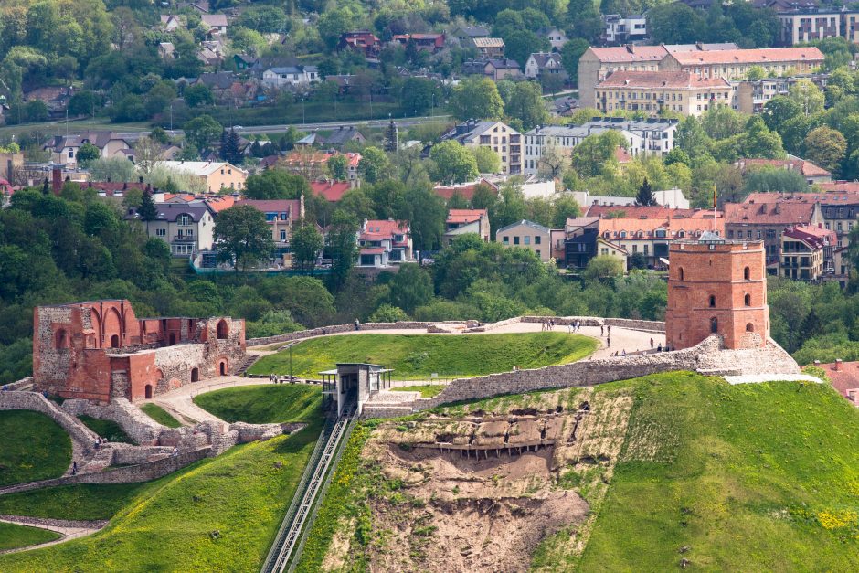 Gedimino kalną vėl atidaro lankytojams 