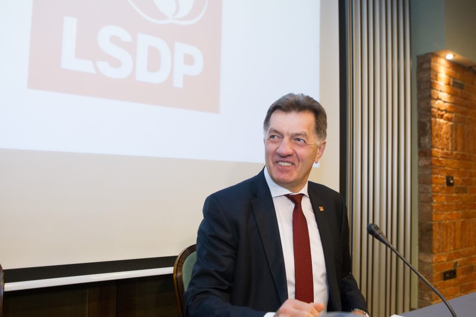 Socialdemokratai susitarė dėl pirmininko rinkimų tvarkos