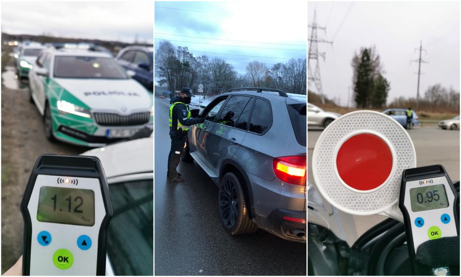 Kauno policijos reidas šventinį savaitgalį: patikrinti 4 tūkst. vairuotojų, iš jų 14 – neblaivūs