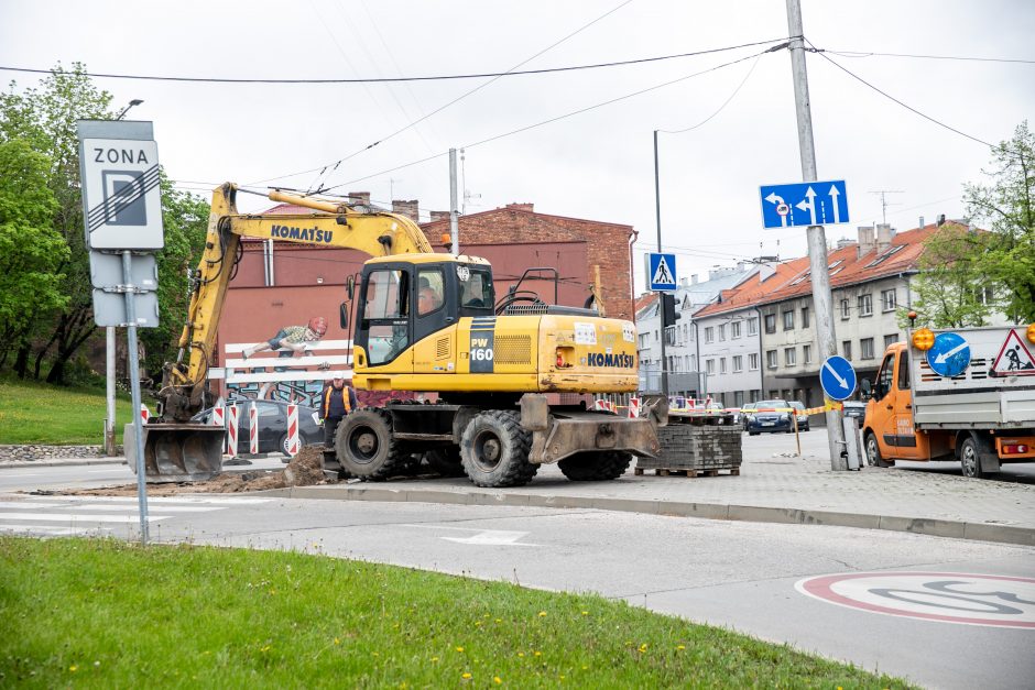 Kauno senamiestyje vairuotojus pasitinka pakeista eismo tvarka