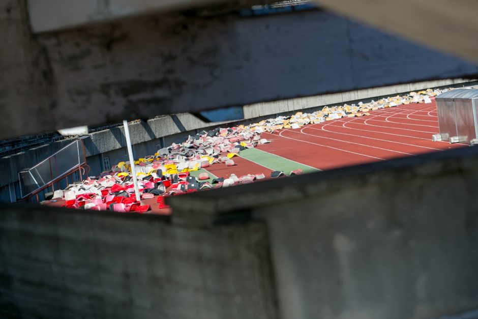 Renginiai pradėtame tvarkyti Kauno stadione užkliuvo Darbo inspekcijai