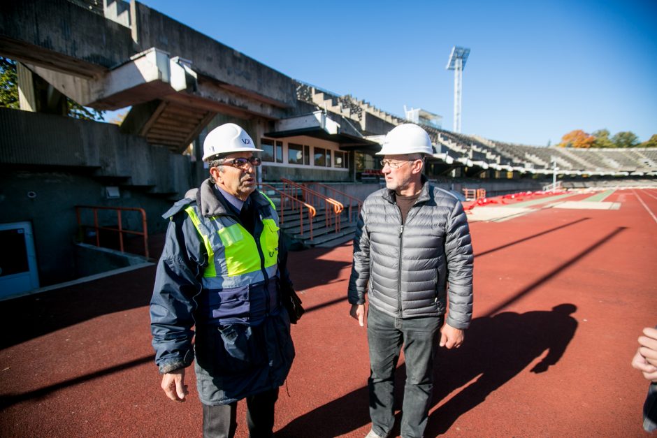 Renginiai pradėtame tvarkyti Kauno stadione užkliuvo Darbo inspekcijai