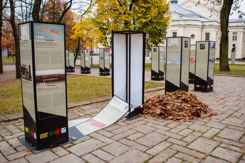 Vandalams užkliuvo šimtmečiui skirta paroda – nuniokojo stendą