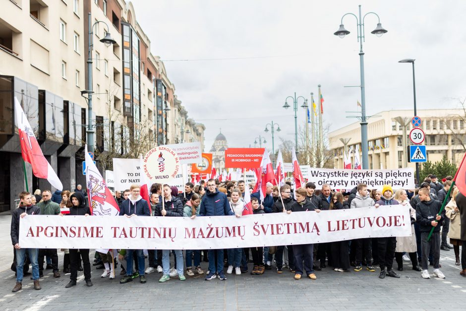 Vilniuje – mitingas tautinių mažumų mokykloms apginti: už integraciją, o ne asimiliaciją