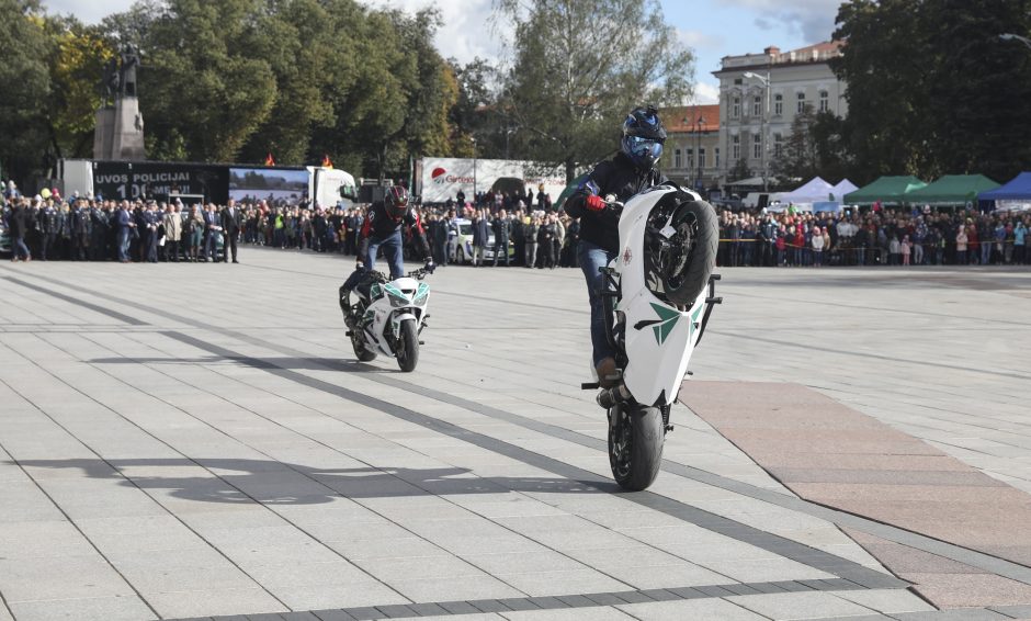 Angelų sargų dieną sostinėje – kinologų, motoakrobatų, žirgų ir „Aro“ kovotojų šou