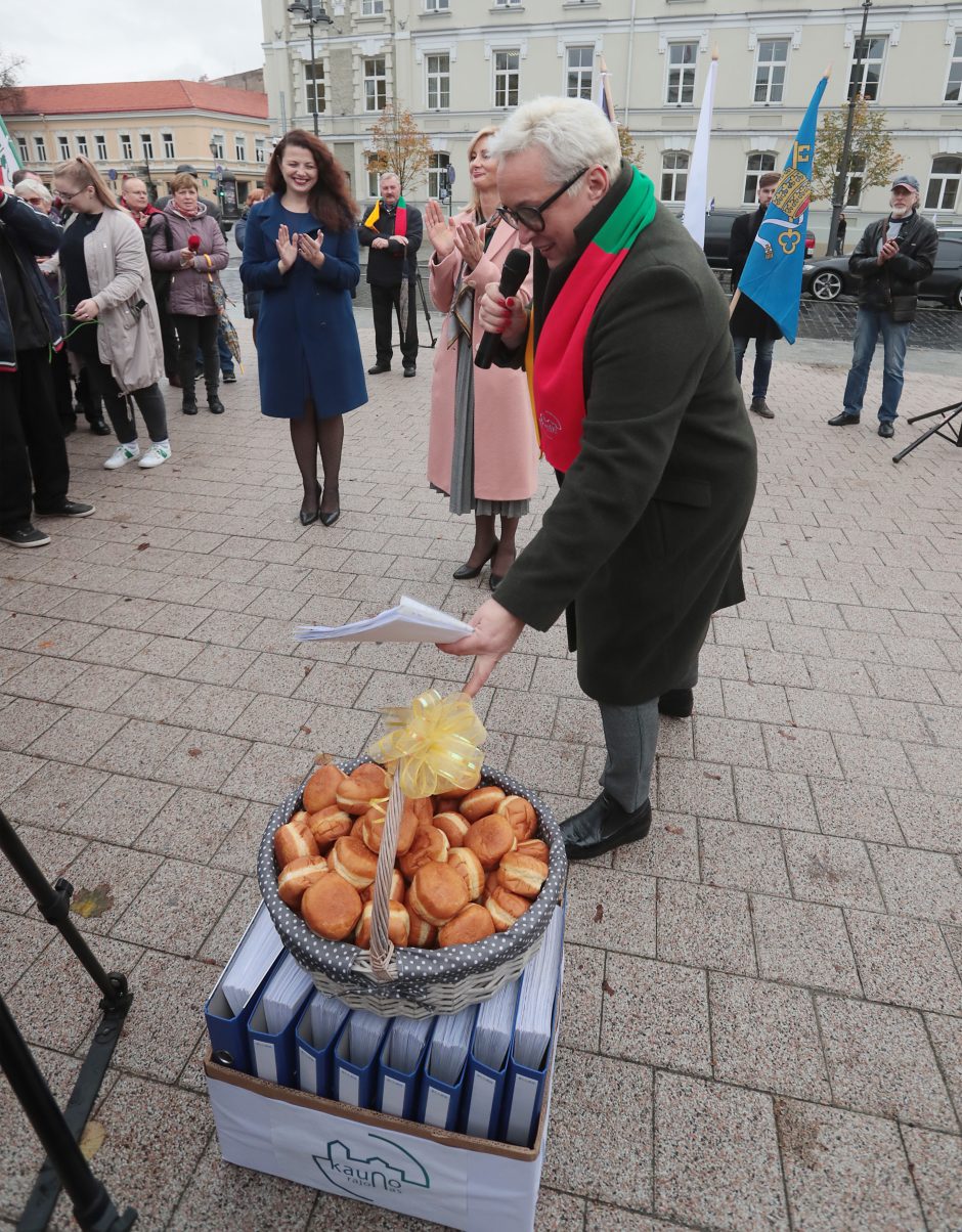 Kauno rajono gyventojai surengė piketą prie VRM