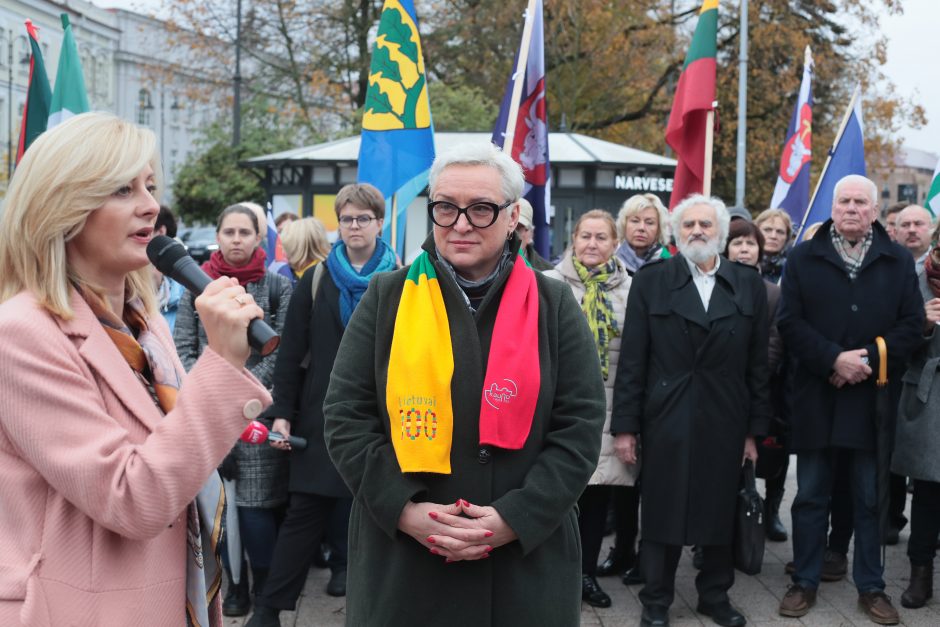 Kauno rajono gyventojai surengė piketą prie VRM