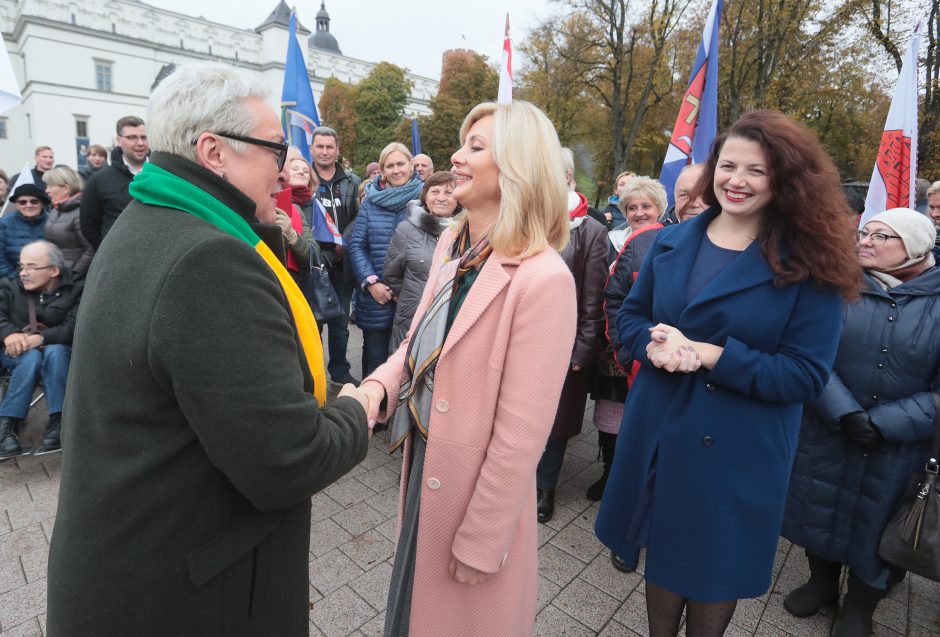 Kauno rajono gyventojai surengė piketą prie VRM