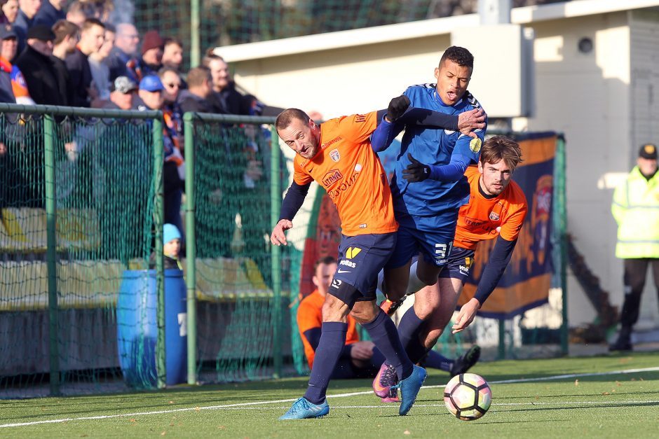 „Stumbro“ futbolininkai išsaugojo vietą A lygoje