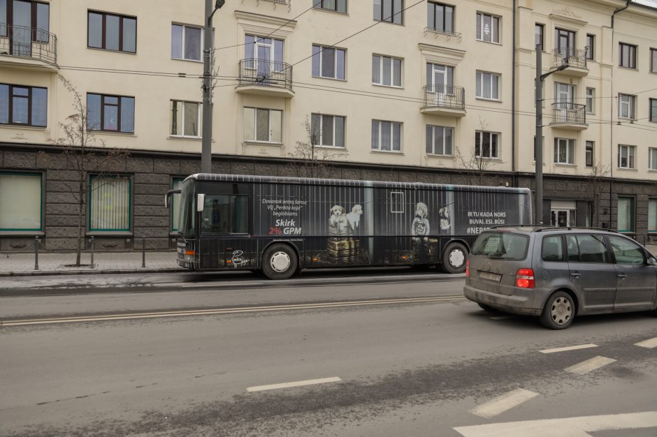 Kauno centre užsidegė autobusas