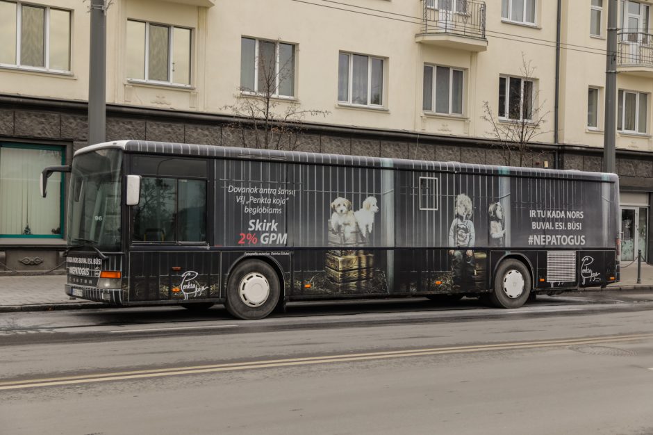 Kauno centre užsidegė autobusas