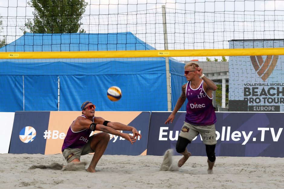 Įspūdinga: Lietuvos tinklininkai laimėjo antrąjį „Pro Beach Tour“ turnyrą iš eilės