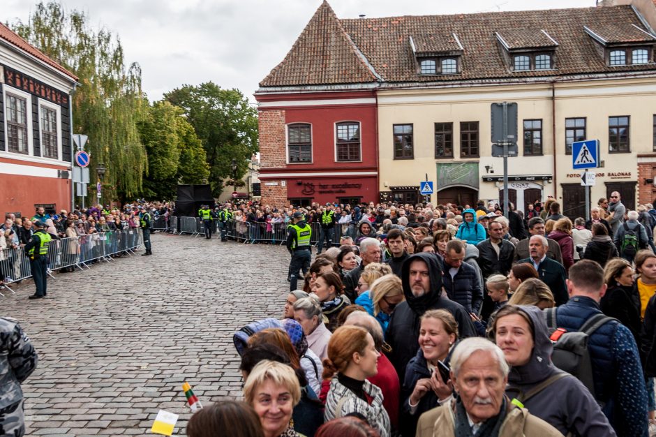 Šventasis Tėvas Kauno rotušės aikštėje