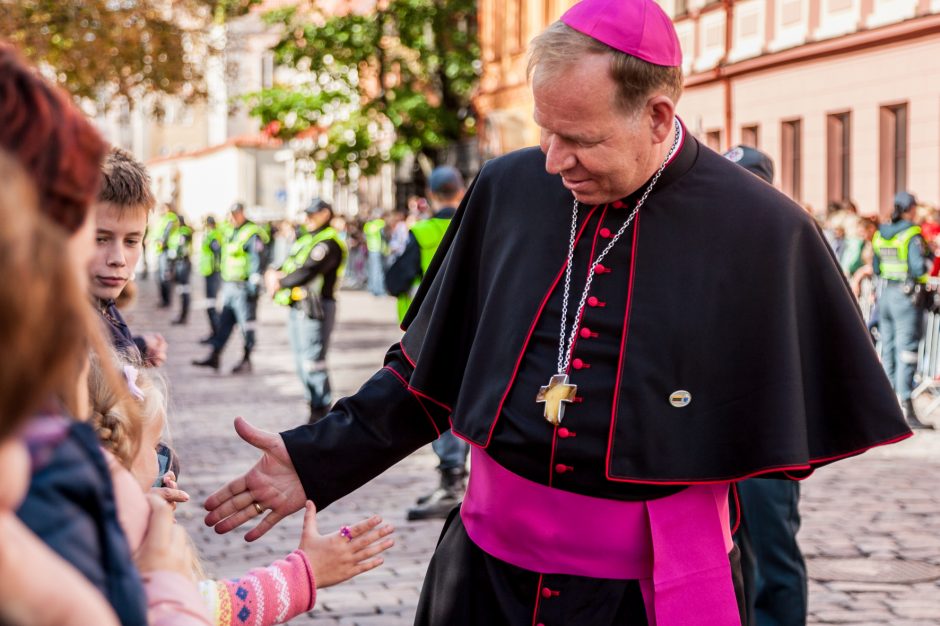 Šventasis Tėvas Kauno rotušės aikštėje