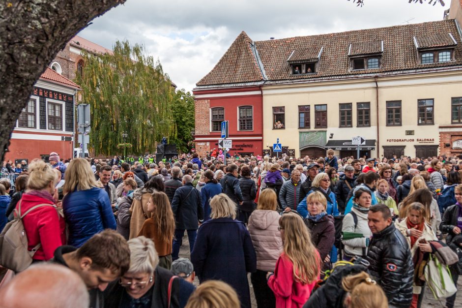 Šventasis Tėvas Kauno rotušės aikštėje