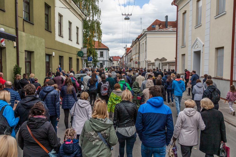 Šventasis Tėvas Kauno rotušės aikštėje