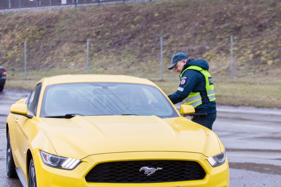 Policijos reidas Piliakalnio gatvėje