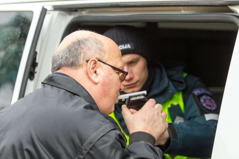 Policijos reidas Piliakalnio gatvėje