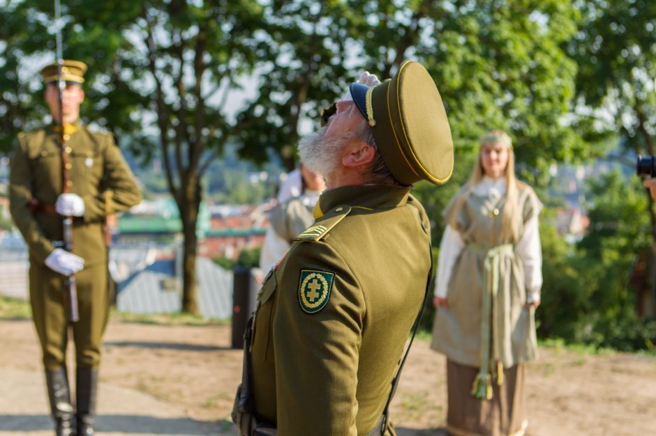 Iškelta Lietuvos šaulių sąjungos vėliava