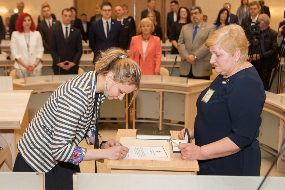 Inauguruotas Kauno meras V. Matijošaitis: šiandien pradedame tikrąją sėkmės istoriją