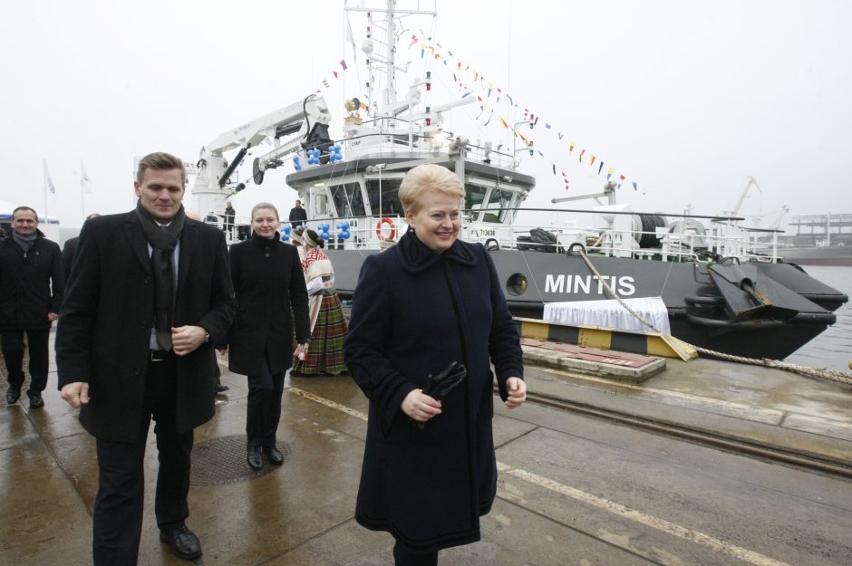 Prezidentė: „Mintis“ padės įsitvirtinti Europos jūrinių tyrimų erdvėje