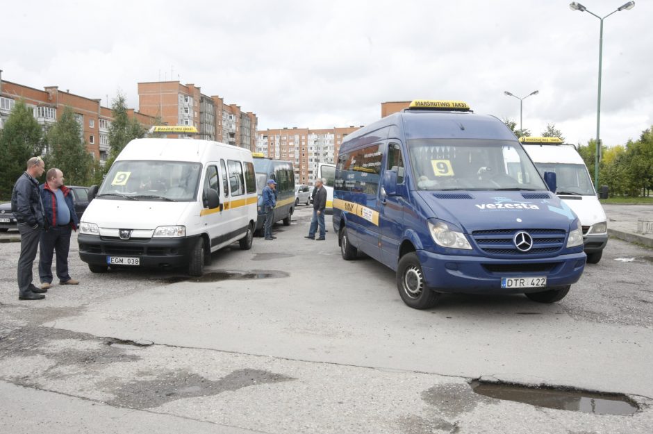 Maršrutiniai taksi – vėl miesto gatvėse