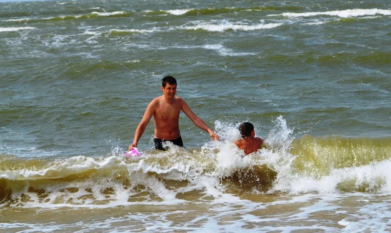 Jūroje ties Palanga maudytis saugu