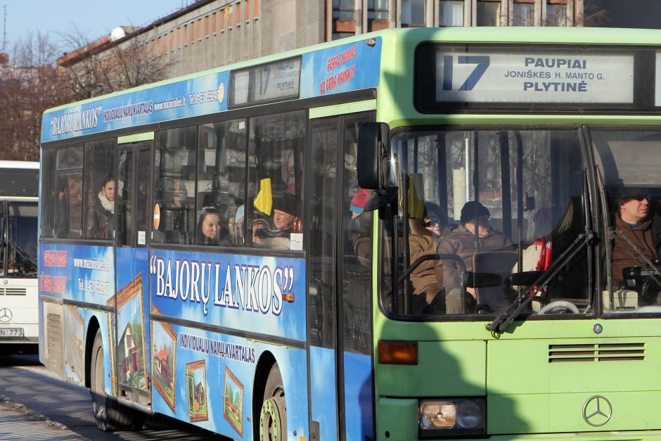 Pakeisti kai kurie autobusų maršrutai