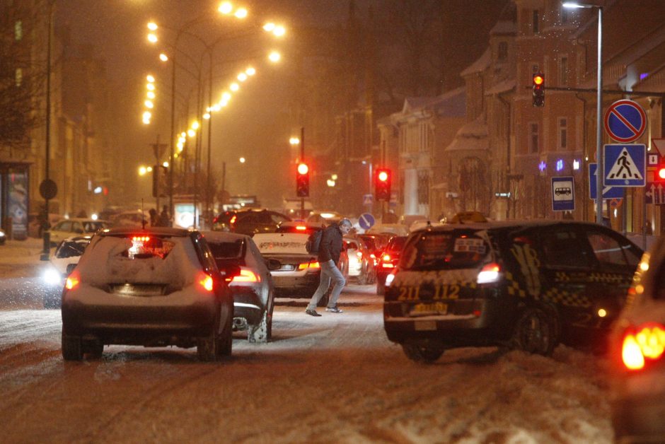 Klaipėdos apskrityje – daug slidžių ruožų