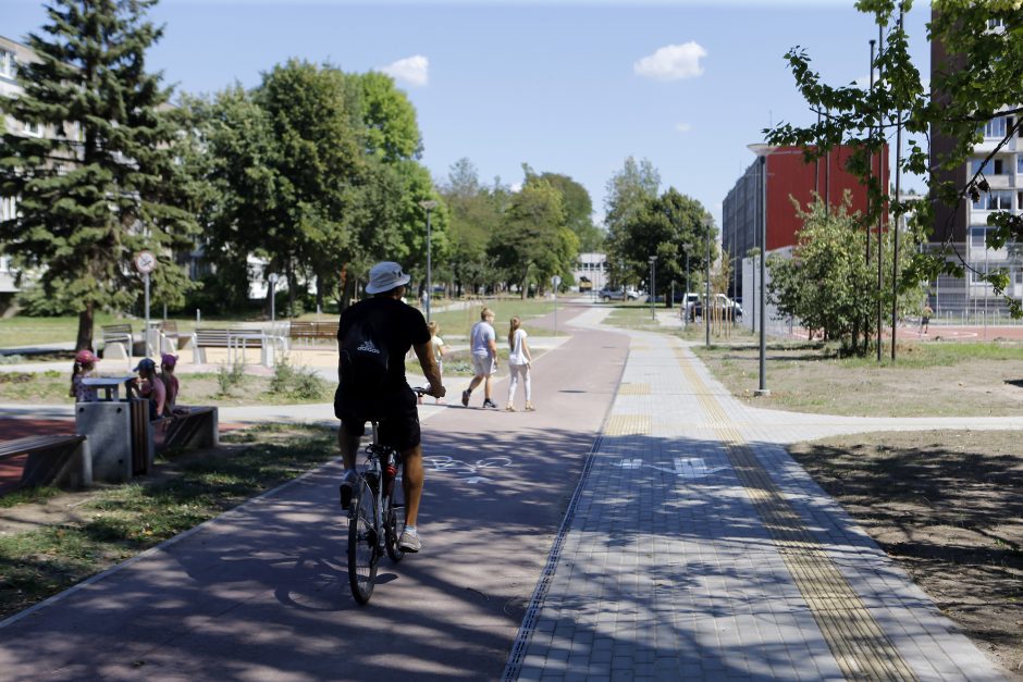 Uostamiestyje baigė atnaujinti Gedminų taką