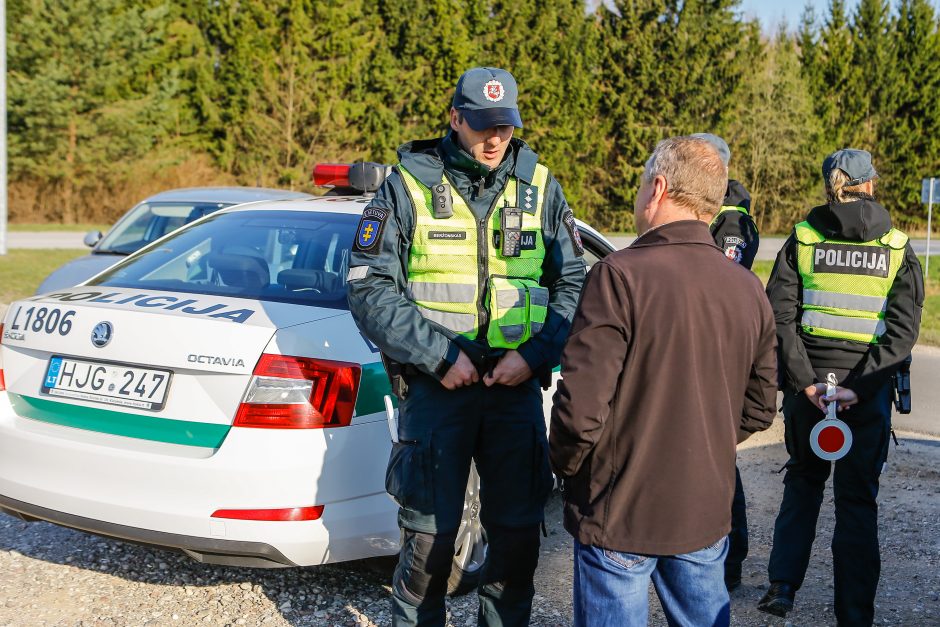 Šventinį savaitgalį – policijos reidai