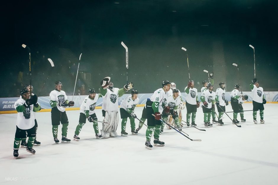 „Kauno Hockey“ komanda išlygino Lietuvos čempionato pusfinalio serijos rezultatą