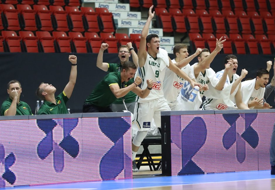 Lietuvos 20–mečių krepšinio rinktinė – Europos pirmenybių finale
