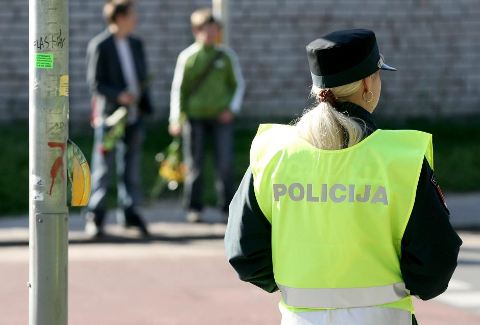 Rugsėjį policija išskirtinį dėmesį skirs vaikams ir jų saugumui