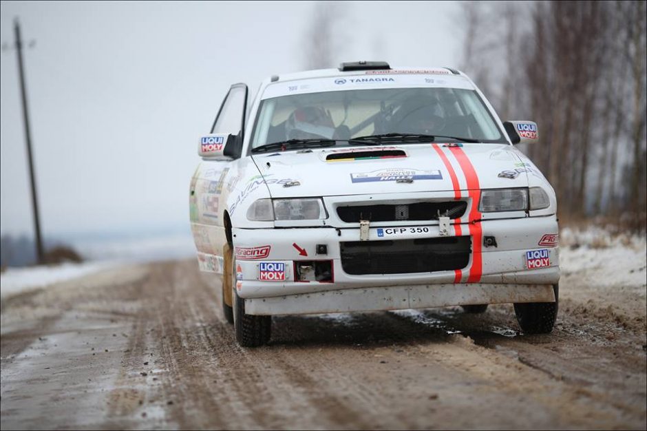 „Halls Winter Rally 2015“ nugalėtojų trofėjai pasiliko Utenoje