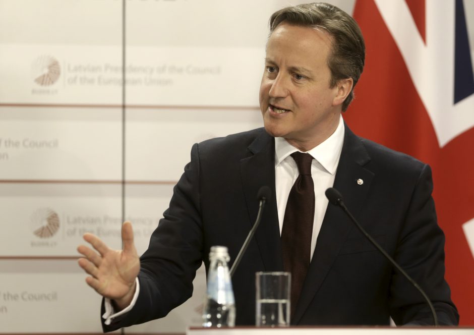 D. Cameronas: Europa privalo pasikeisti