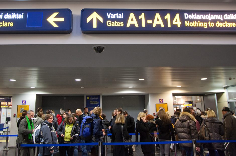 Lietuvos oro uostuose keleivių šiemet padaugėjo beveik 9 procentais