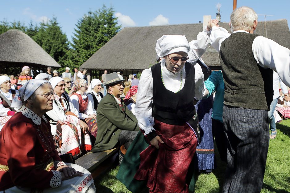 Klaipėdos užmiesčio sodybą okupavo folkloro festivalis