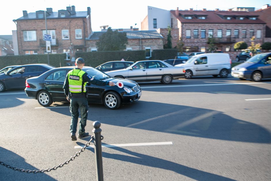 Policijos reidas judrioje Kauno gatvėje