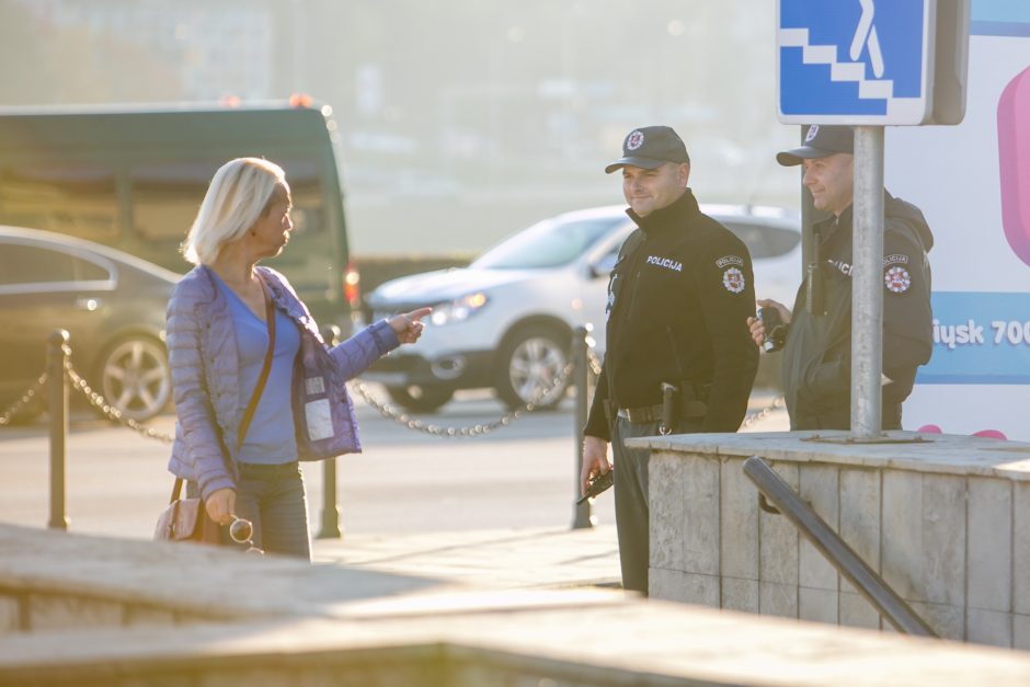 Policijos reidas judrioje Kauno gatvėje