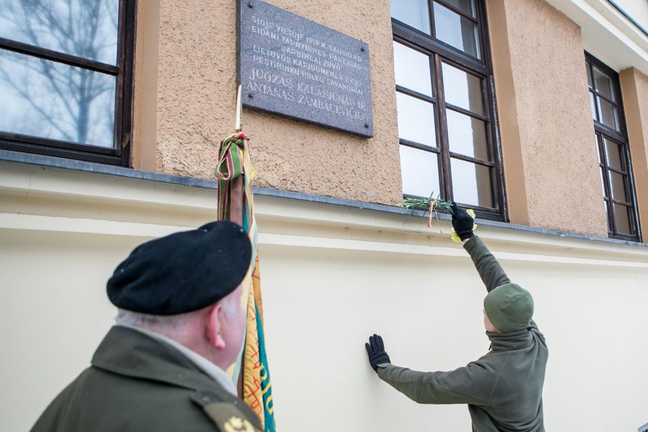 Kaune pagerbti pirmieji 1919 m. žuvę savanoriai