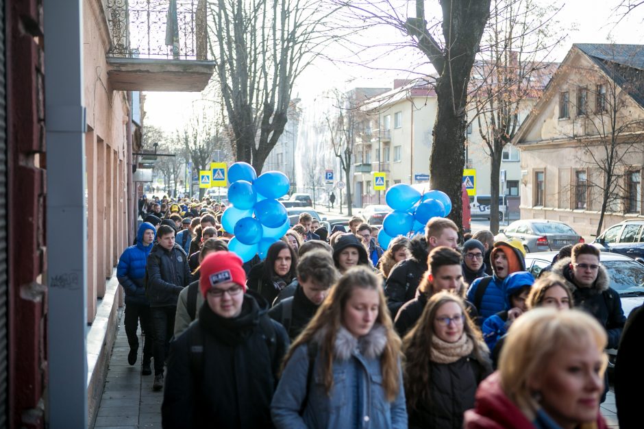 Ilgoje eisenoje – šimtmetį mininti S. Dariaus ir S. Girėno gimnazija