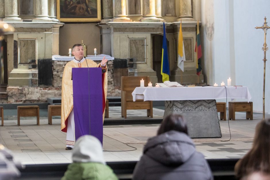 Šv. Jurgio bažnyčioje – maldos ukrainiečių kalba 