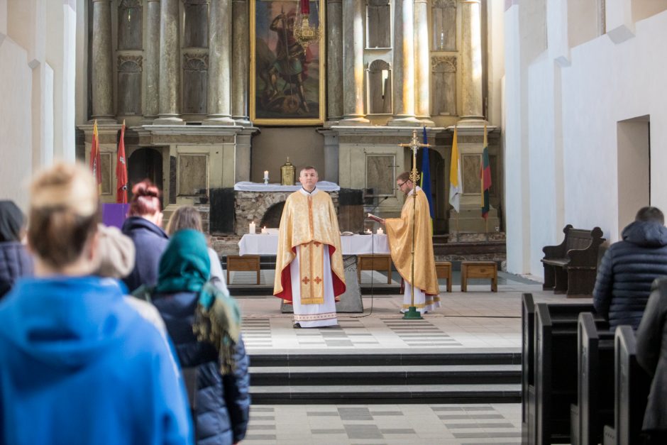 Šv. Jurgio bažnyčioje – maldos ukrainiečių kalba 